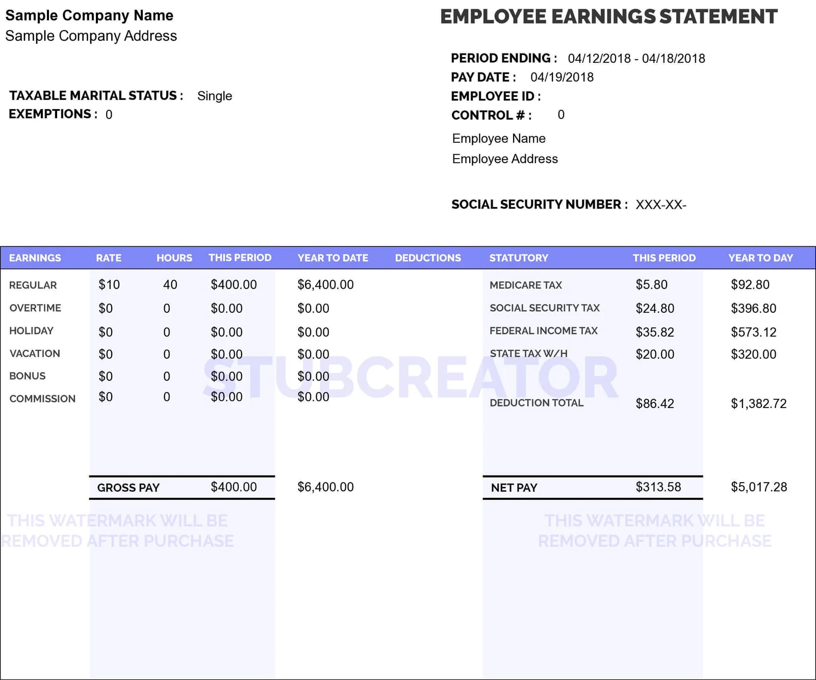 Professional advanced payroll template 1