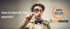How to Identify Fake Paystub?
