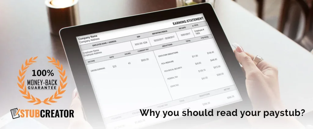 why you should read your pay stub