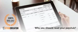 why you should read your pay stub