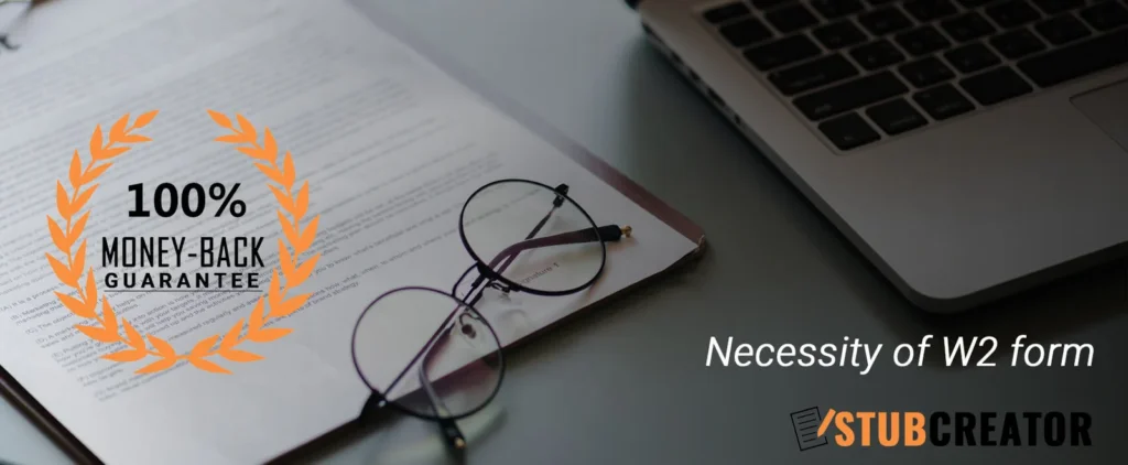 Necessity of W2 form