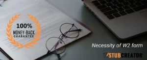 Necessity of W2 form