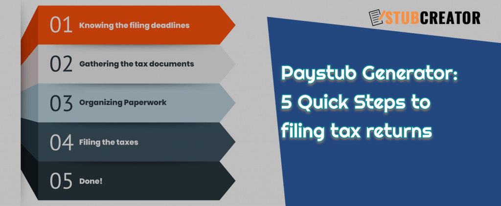 Paystub Generator: 5 Quick Steps to Filing Tax Returns
