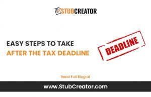 Easy Steps to Take After the Tax Deadline