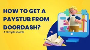 Paystub from DoorDash