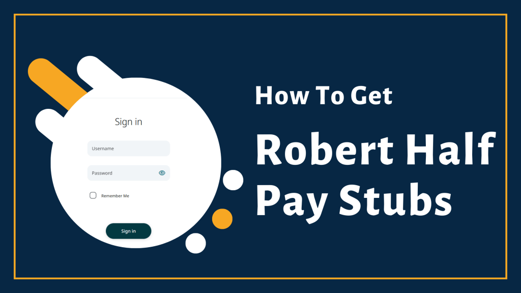 Robert Half Pay Stubs