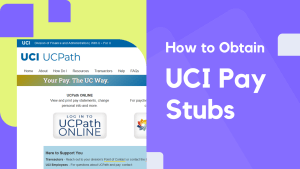 UCI Pay Stubs