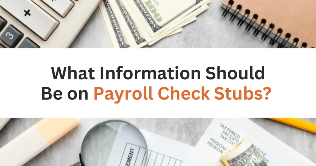 Payroll Check Stub