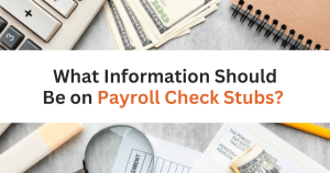 Payroll Check Stub