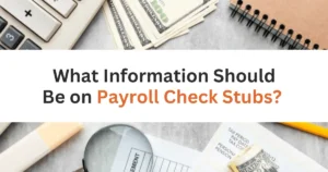 What Information Should Be on Payroll Check Stubs?