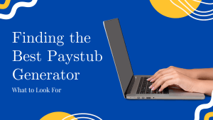 Best Paystub Generator