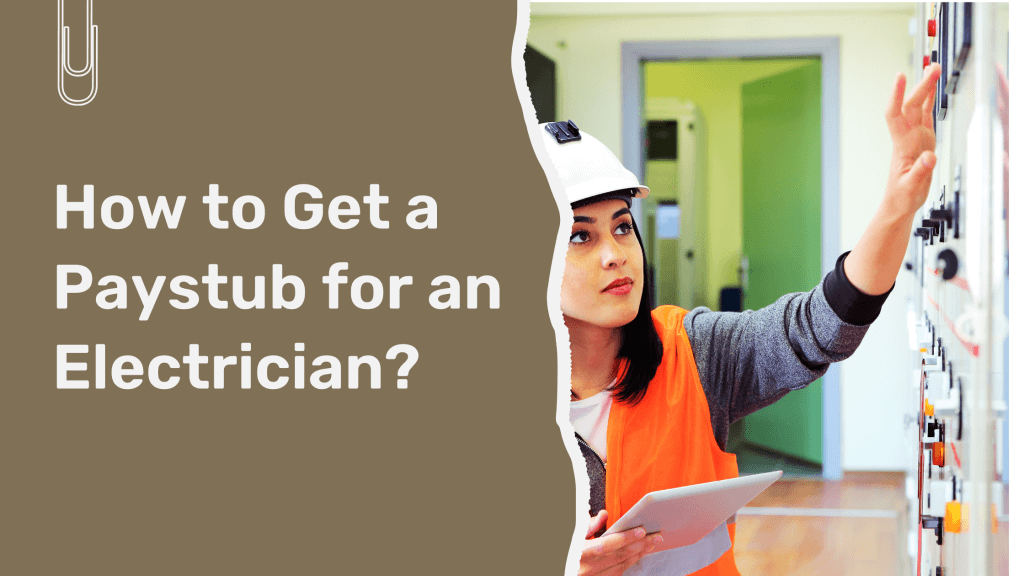 Electrician pay stubs