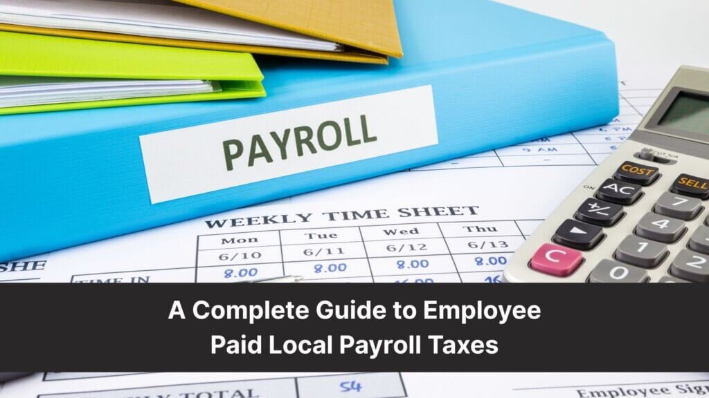 Local Payroll Taxes