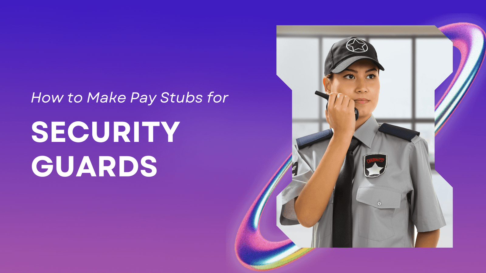 Security Guards pay stubs