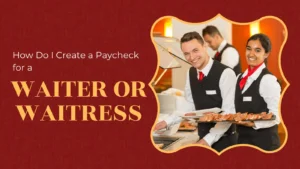 Waiter or Waitress paycheck