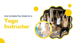 Yoga Instructor pay stubs