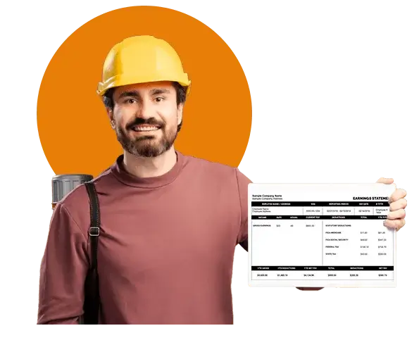 independent contractor pay stub