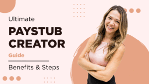 Paystub creator