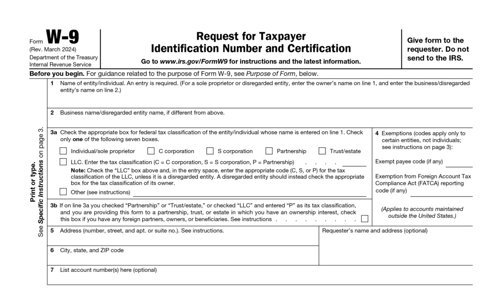 form w-9
