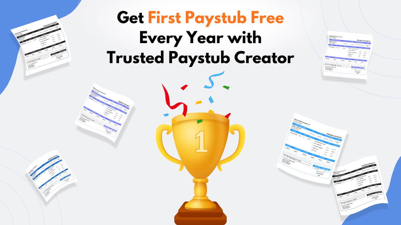 Best Paystub Creator To Get First Free Paystub Every Year - 1
