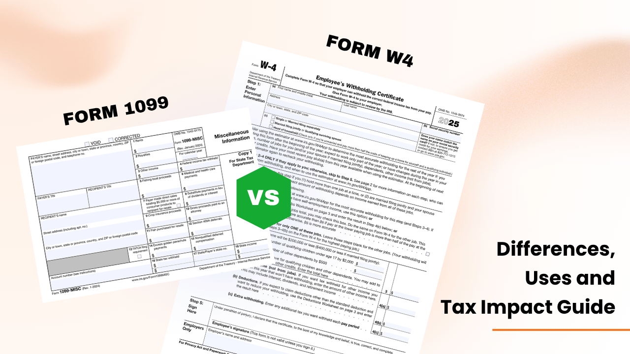 1099 vs W4