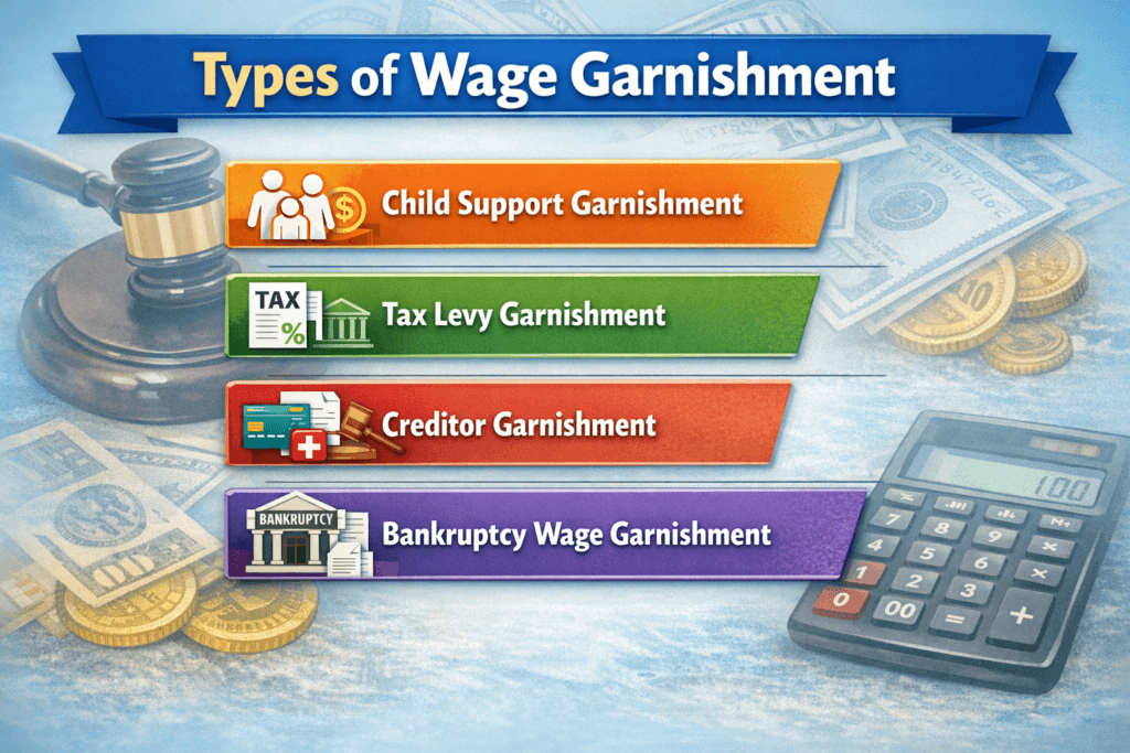 Types of wage garnishment