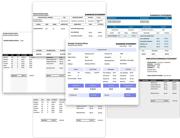Paystub Templates