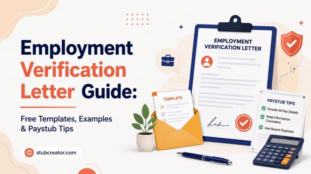 employment verification letter