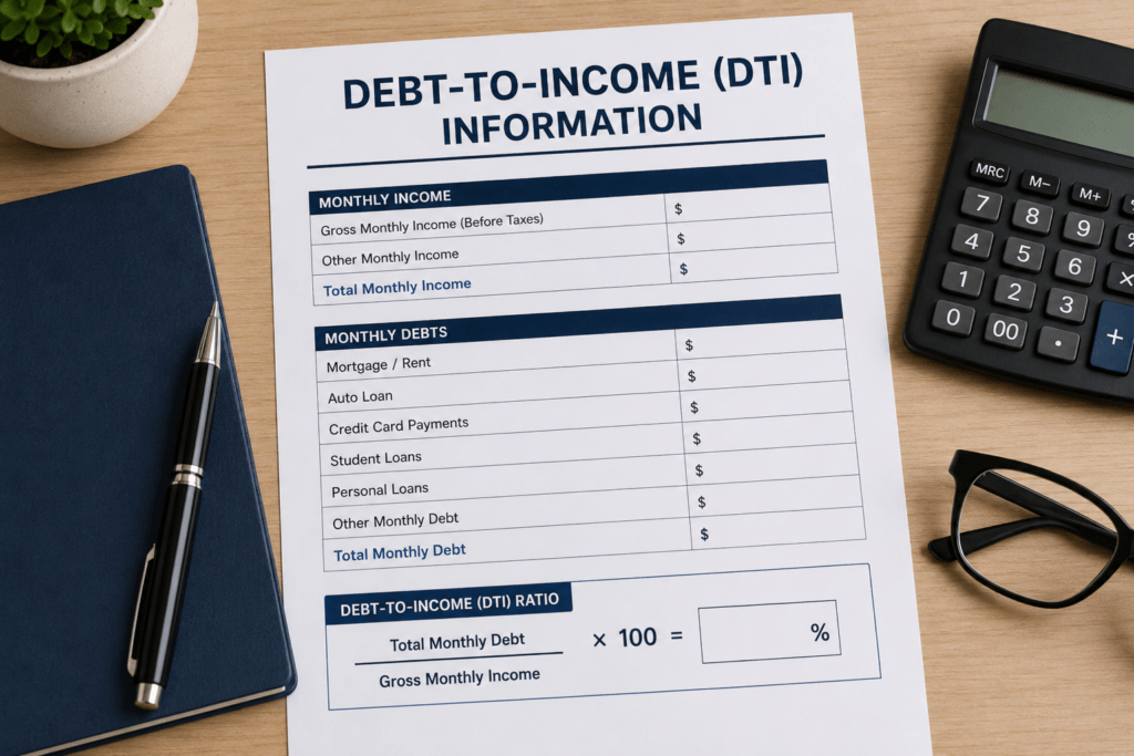 Debt-to-Income (DTI) Information