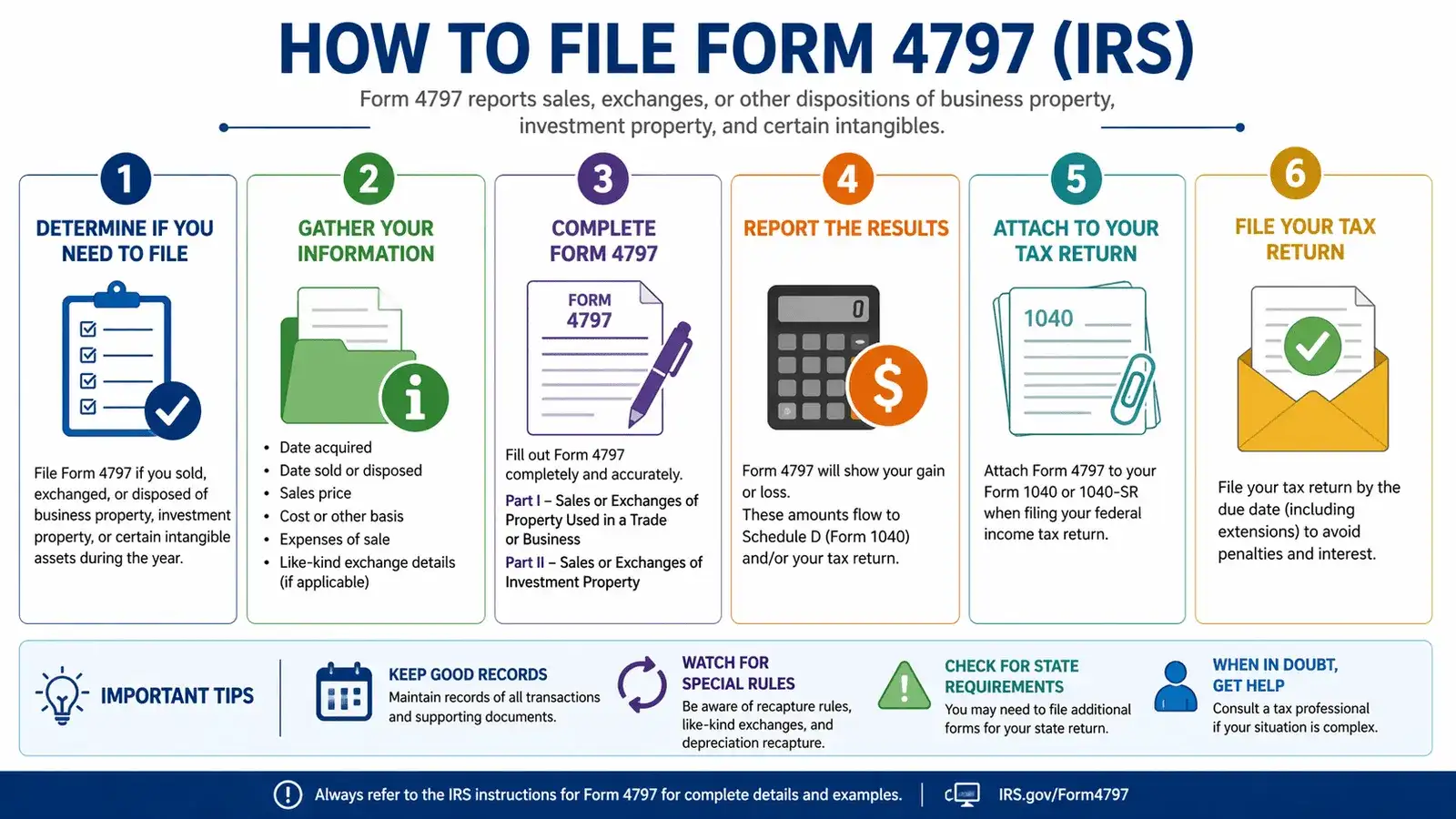 How to file form 4797 (IRS)