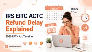 IRS EITC ACTC Refund Delay Explained