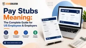 Pay Stubs Meaning A Complete Guide for Employees and Employers