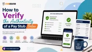 How to Verify the Authenticity of a Pay Stub Online