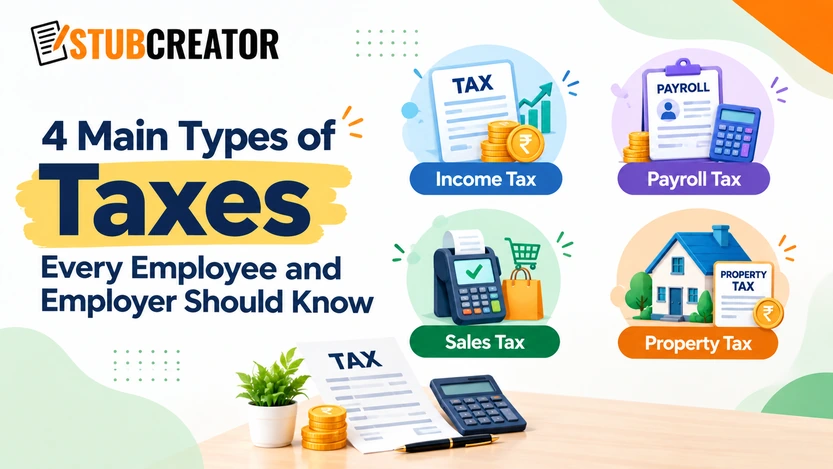 4 Main Types of Taxes Explained