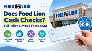 Does Food Lion Cash Checks? Full Policy, Limits & Fees